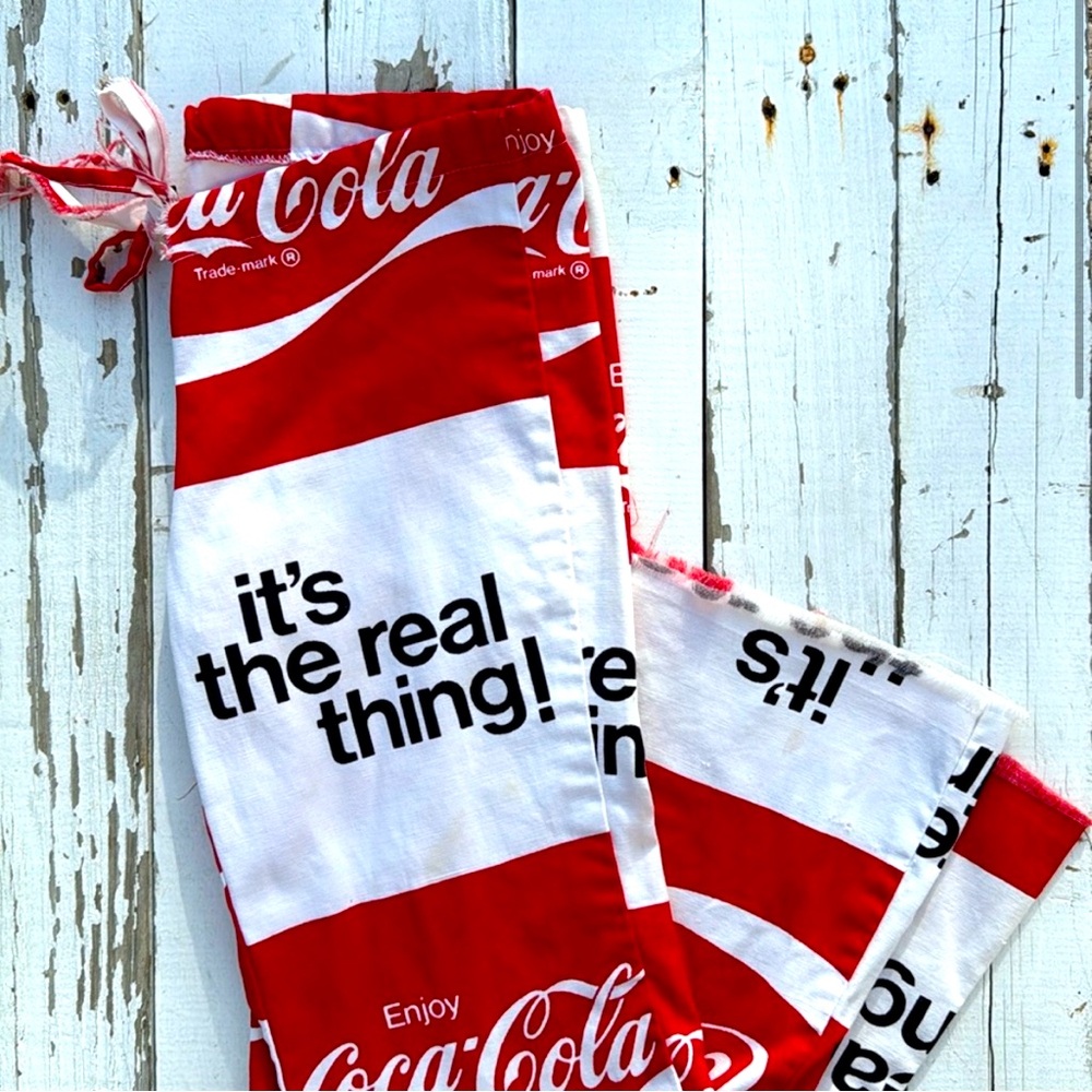 Coca Cola vintage drawstring pants.
